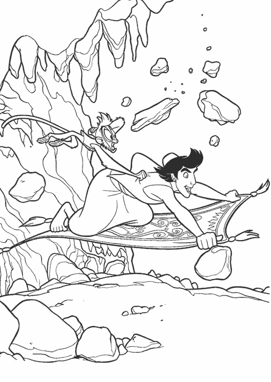 Coloring page: Aladdin (Animation Movies) #127672 - Free Printable Coloring Pages