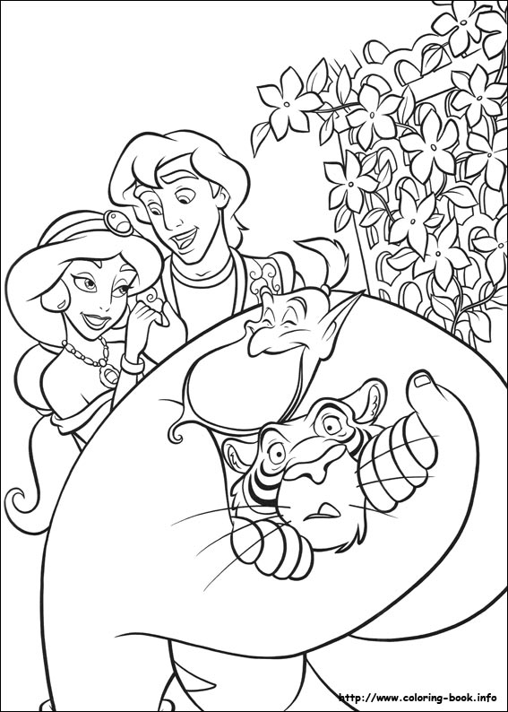 Coloring page: Aladdin (Animation Movies) #127679 - Free Printable Coloring Pages
