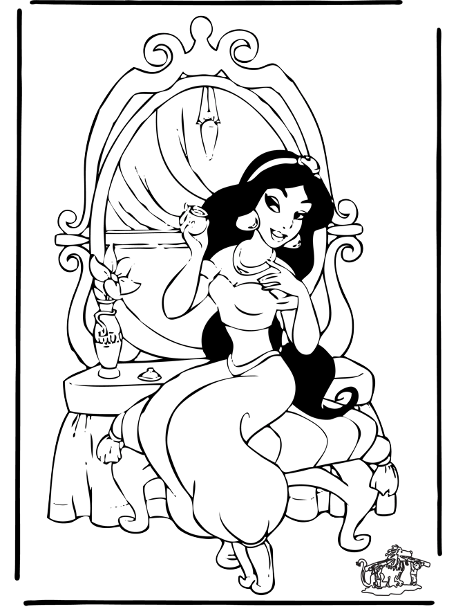 Coloring page: Aladdin (Animation Movies) #127685 - Free Printable Coloring Pages