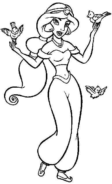 Coloring page: Aladdin (Animation Movies) #127687 - Free Printable Coloring Pages