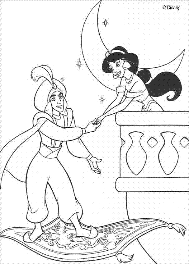 Coloring page: Aladdin (Animation Movies) #127688 - Free Printable Coloring Pages