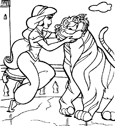 Coloring page: Aladdin (Animation Movies) #127696 - Free Printable Coloring Pages
