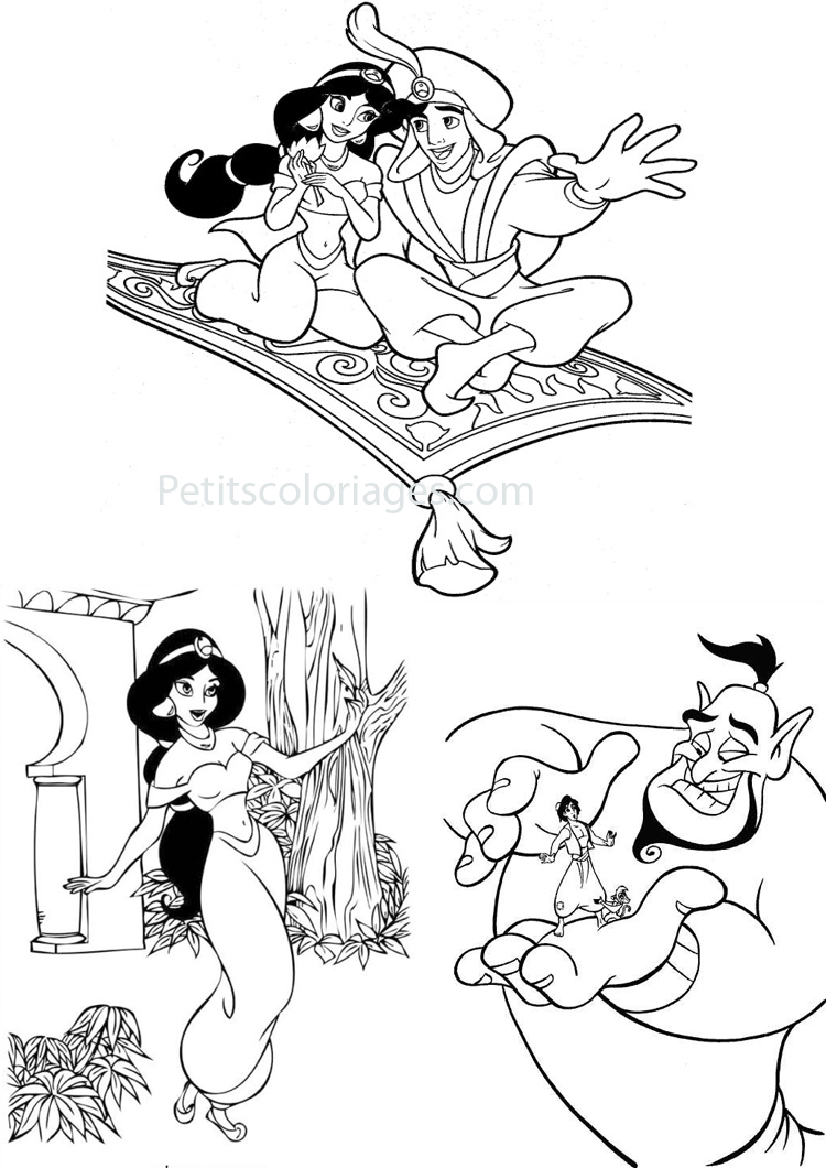 Coloring page: Aladdin (Animation Movies) #127697 - Free Printable Coloring Pages