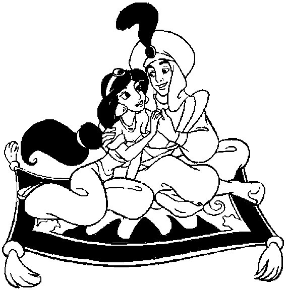 Coloring page: Aladdin (Animation Movies) #127714 - Free Printable Coloring Pages