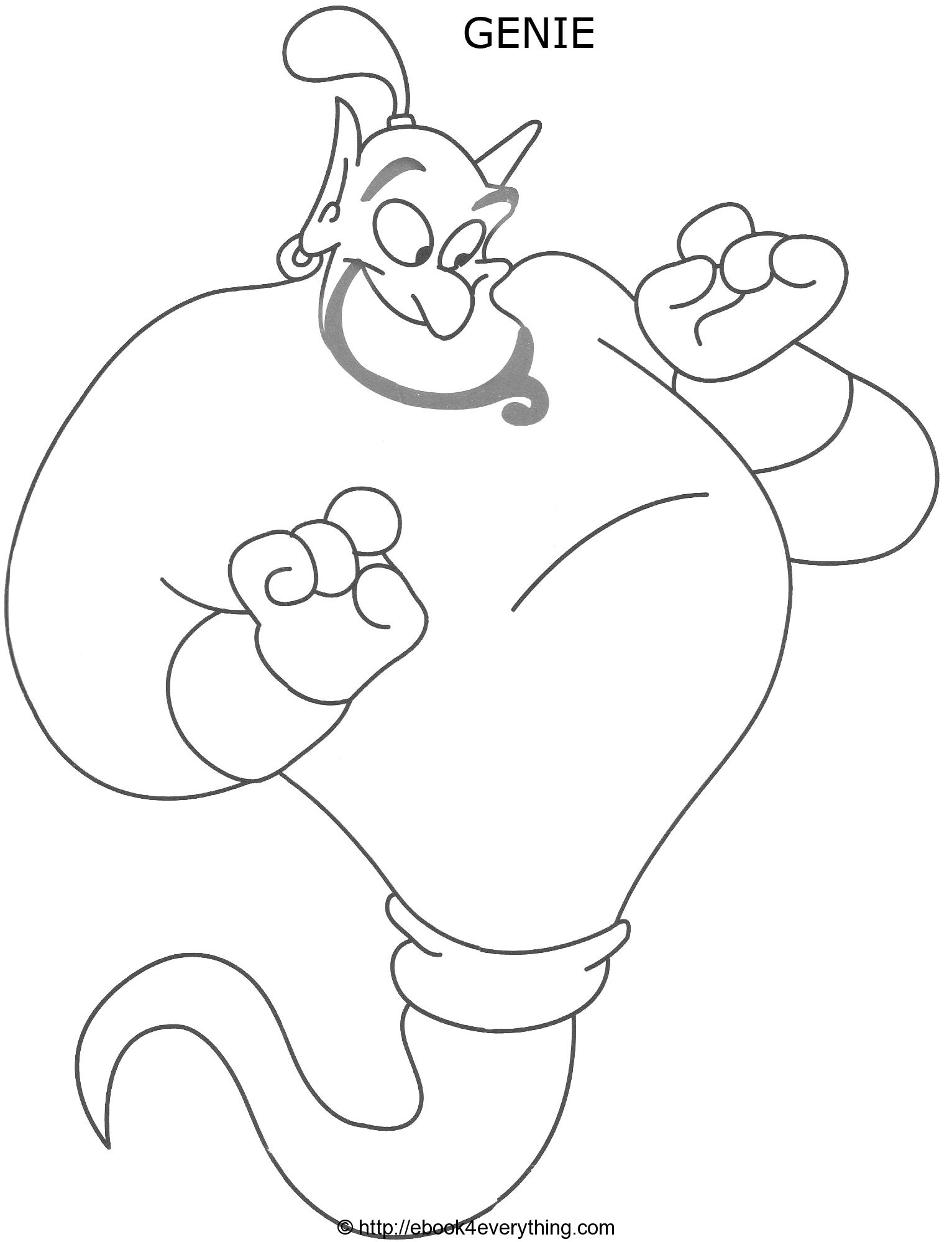 Coloring page: Aladdin (Animation Movies) #127721 - Free Printable Coloring Pages