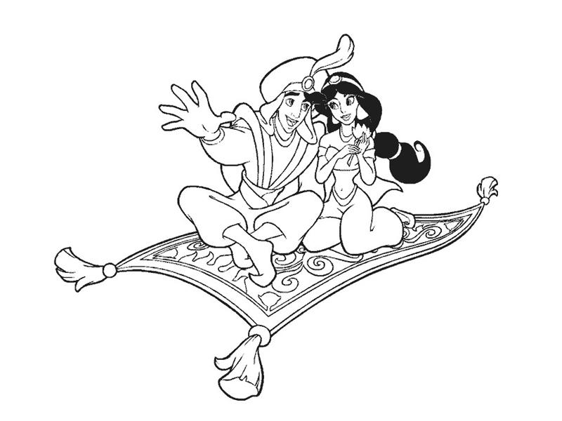 Coloring page: Aladdin (Animation Movies) #127729 - Free Printable Coloring Pages