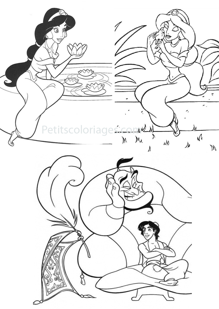 Coloring page: Aladdin (Animation Movies) #127730 - Free Printable Coloring Pages