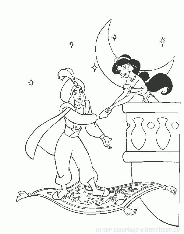 Coloring page: Aladdin (Animation Movies) #127733 - Free Printable Coloring Pages