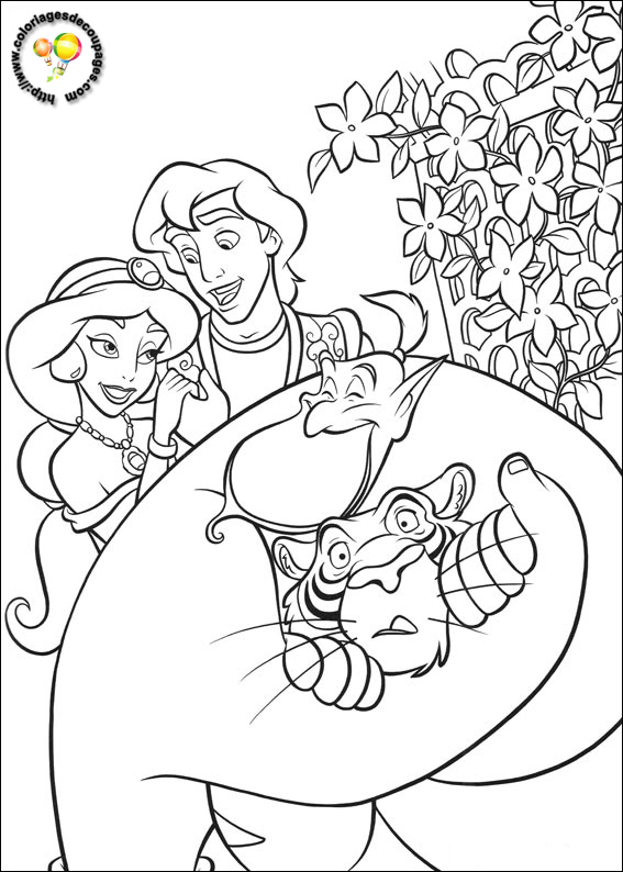 Coloring page: Aladdin (Animation Movies) #127742 - Free Printable Coloring Pages