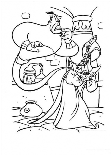 Coloring page: Aladdin (Animation Movies) #127745 - Free Printable Coloring Pages