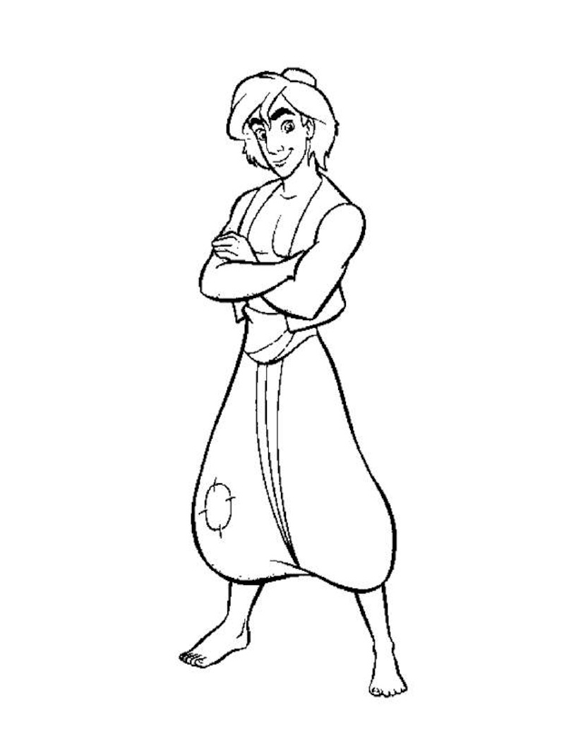Coloring page: Aladdin (Animation Movies) #127747 - Free Printable Coloring Pages