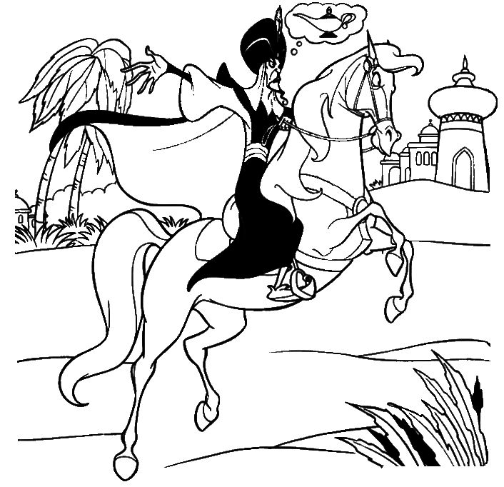 Coloring page: Aladdin (Animation Movies) #127775 - Free Printable Coloring Pages