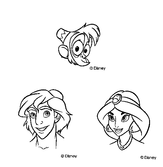 Coloring page: Aladdin (Animation Movies) #127781 - Free Printable Coloring Pages