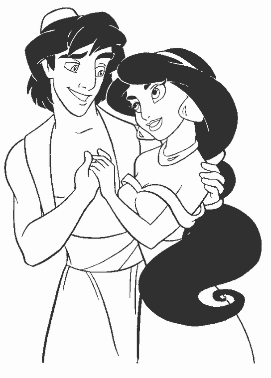 Coloring page: Aladdin (Animation Movies) #127782 - Free Printable Coloring Pages
