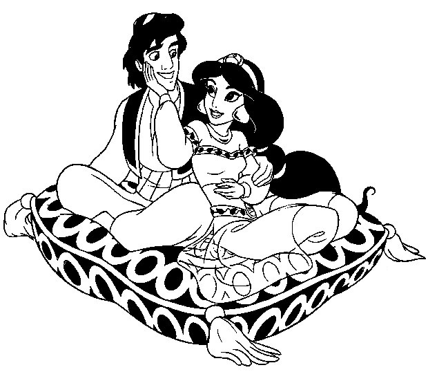 Coloring page: Aladdin (Animation Movies) #127784 - Free Printable Coloring Pages