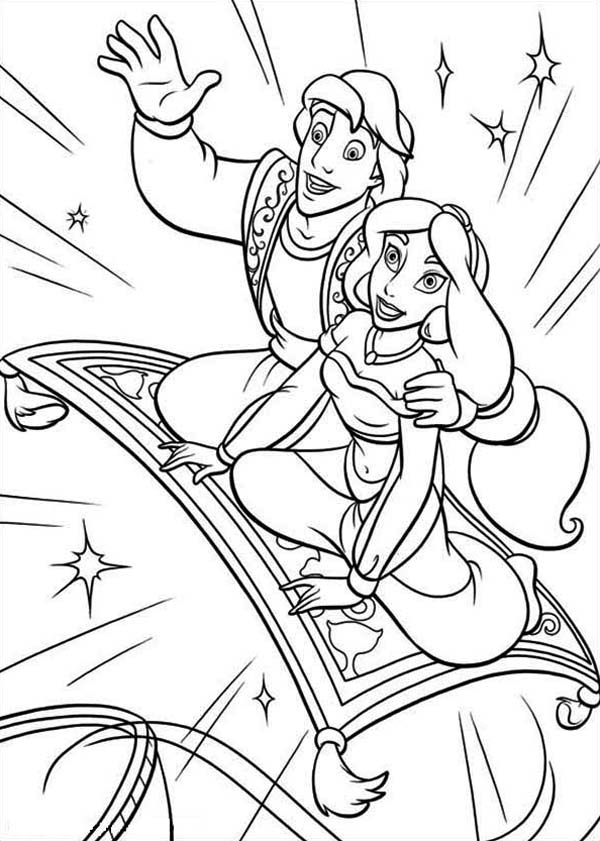 Coloring page: Aladdin (Animation Movies) #127785 - Free Printable Coloring Pages