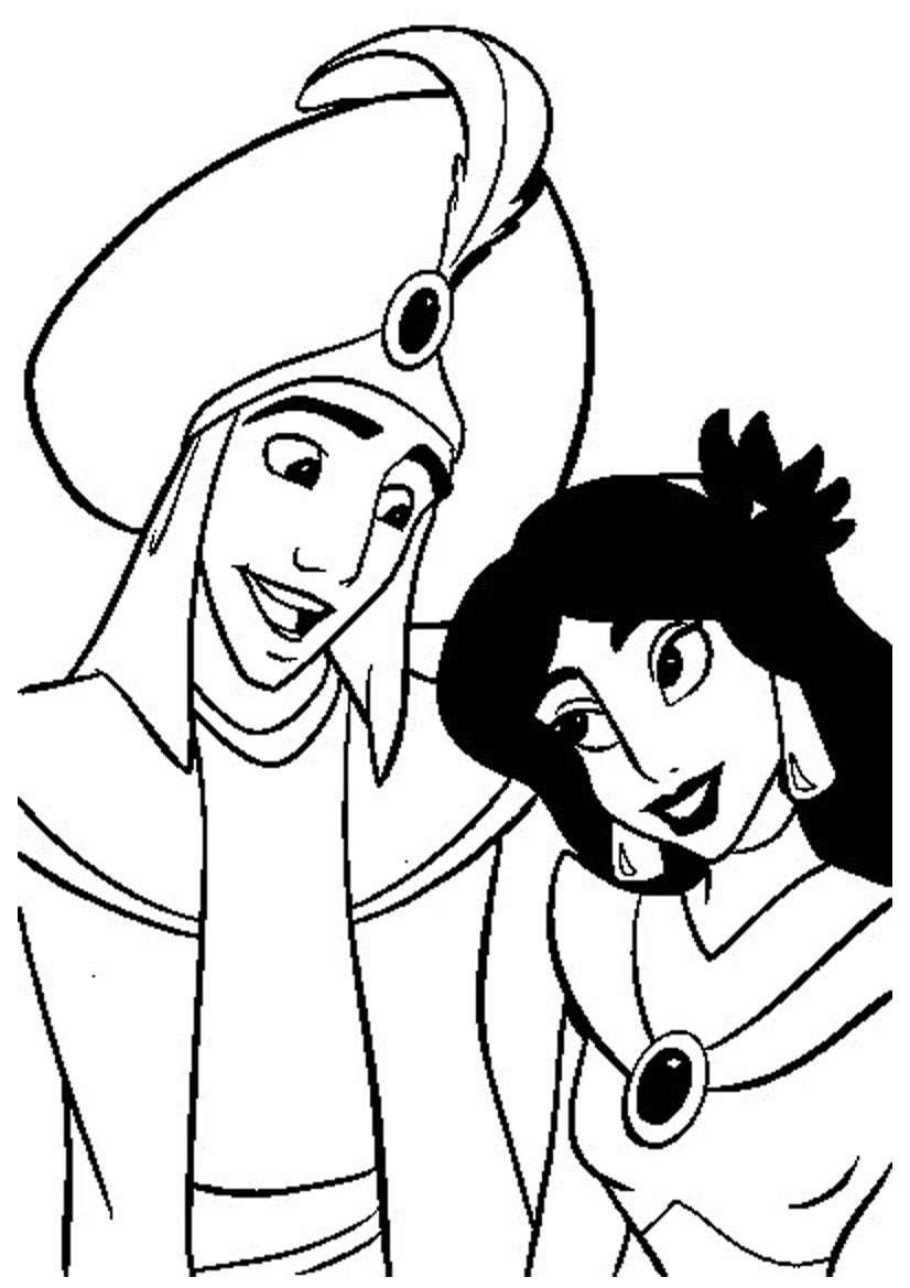 Coloring page: Aladdin (Animation Movies) #127787 - Free Printable Coloring Pages