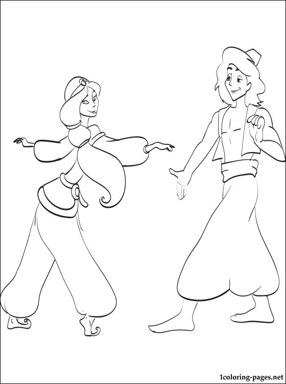 Coloring page: Aladdin (Animation Movies) #127797 - Free Printable Coloring Pages