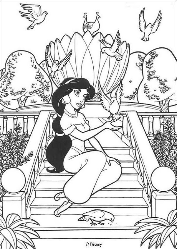 Coloring page: Aladdin (Animation Movies) #127798 - Free Printable Coloring Pages