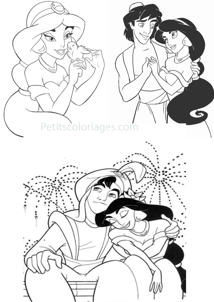 Coloring page: Aladdin (Animation Movies) #127801 - Free Printable Coloring Pages