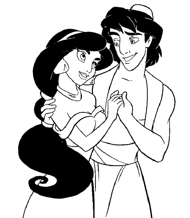 Coloring page: Aladdin (Animation Movies) #127804 - Free Printable Coloring Pages