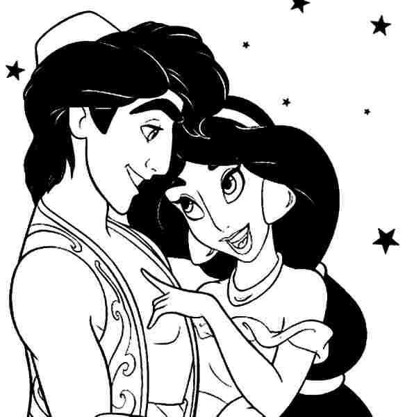 Coloring page: Aladdin (Animation Movies) #127809 - Free Printable Coloring Pages