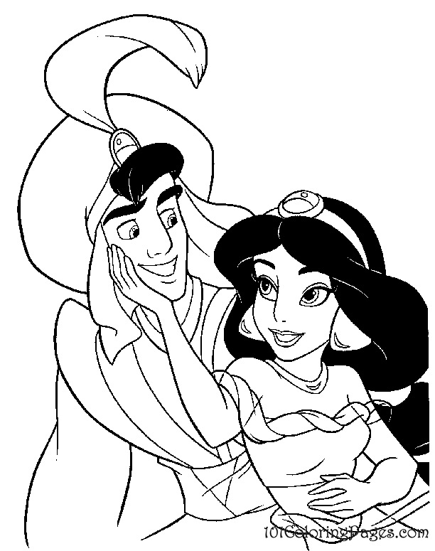 Coloring page: Aladdin (Animation Movies) #127812 - Free Printable Coloring Pages
