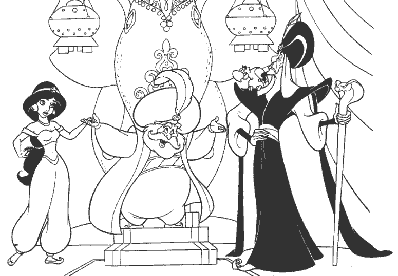 Coloring page: Aladdin (Animation Movies) #127813 - Free Printable Coloring Pages