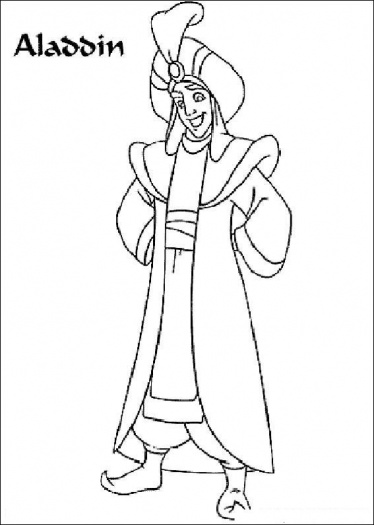 Coloring page: Aladdin (Animation Movies) #127821 - Free Printable Coloring Pages