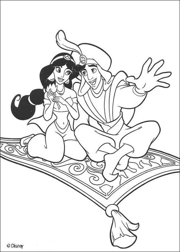 Drawing Aladdin #127830 (Animation Movies) – Printable coloring pages