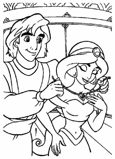 Coloring page: Aladdin (Animation Movies) #127834 - Free Printable Coloring Pages