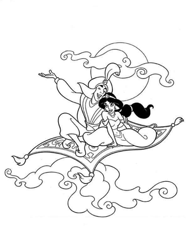 Coloring page: Aladdin (Animation Movies) #127849 - Free Printable Coloring Pages