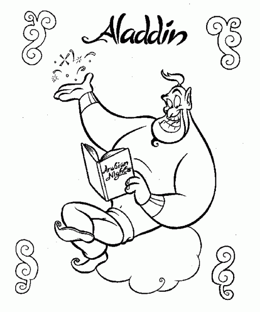 Coloring page: Aladdin (Animation Movies) #127854 - Free Printable Coloring Pages