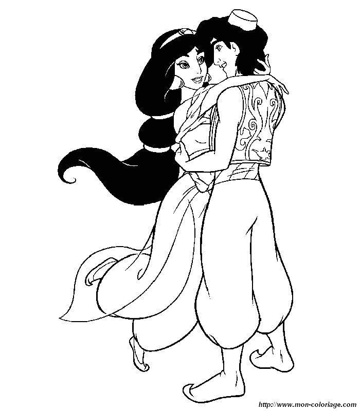 Coloring page: Aladdin (Animation Movies) #127856 - Free Printable Coloring Pages