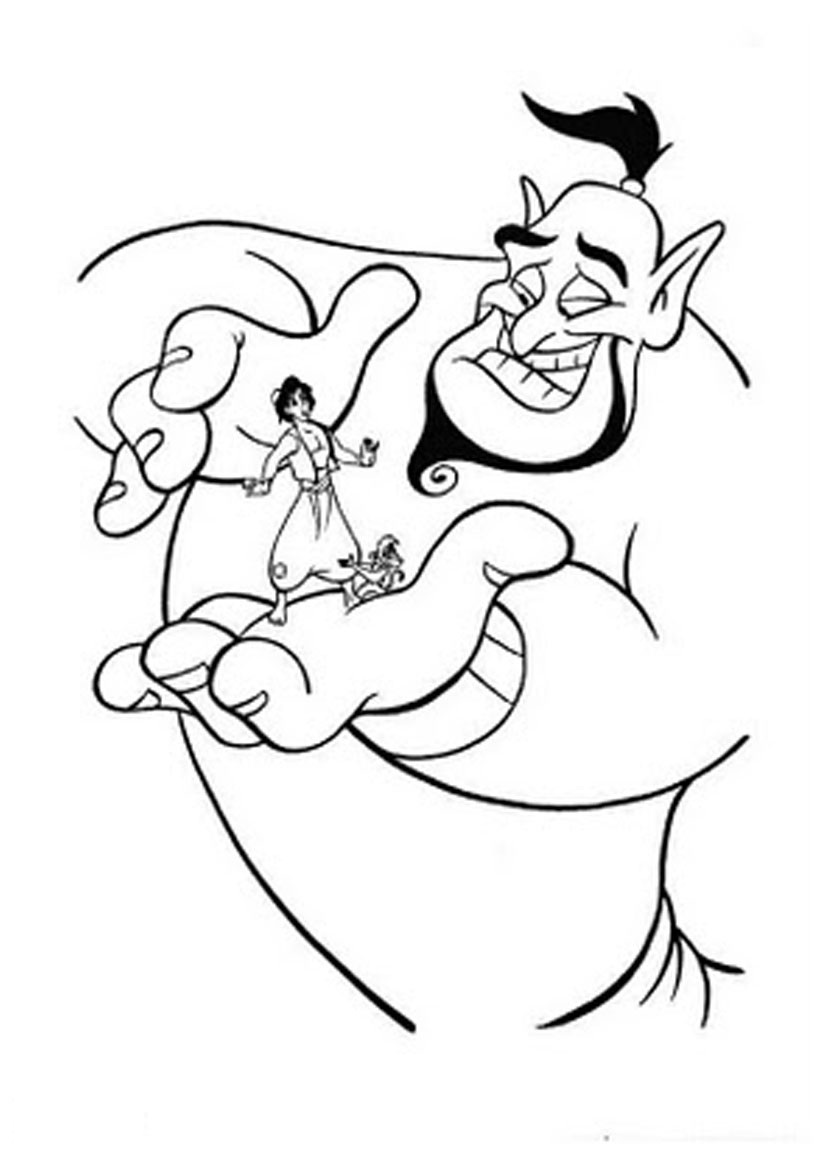 Coloring page: Aladdin (Animation Movies) #127857 - Free Printable Coloring Pages