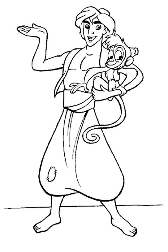 Coloring page: Aladdin (Animation Movies) #127868 - Free Printable Coloring Pages