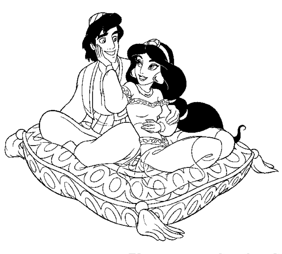 Coloring page: Aladdin (Animation Movies) #127869 - Free Printable Coloring Pages