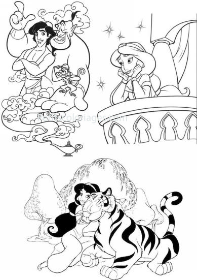 Coloring page: Aladdin (Animation Movies) #127878 - Free Printable Coloring Pages
