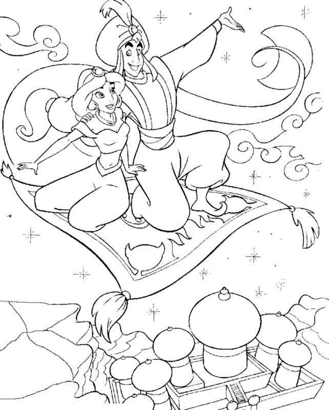 Coloring page: Aladdin (Animation Movies) #127879 - Free Printable Coloring Pages