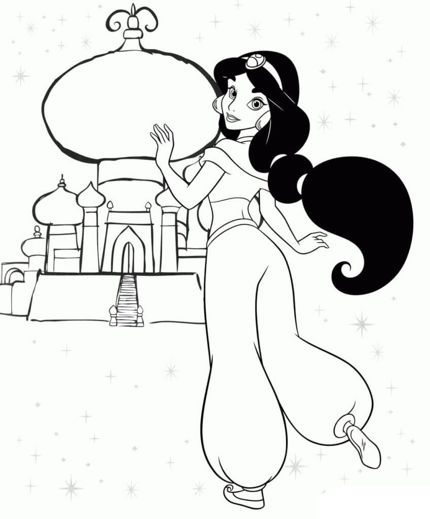 Free printable Aladdin coloring page #189271 from Animation Movies collection Free printable Aladdin coloring page #189271 from Animation Movies collection