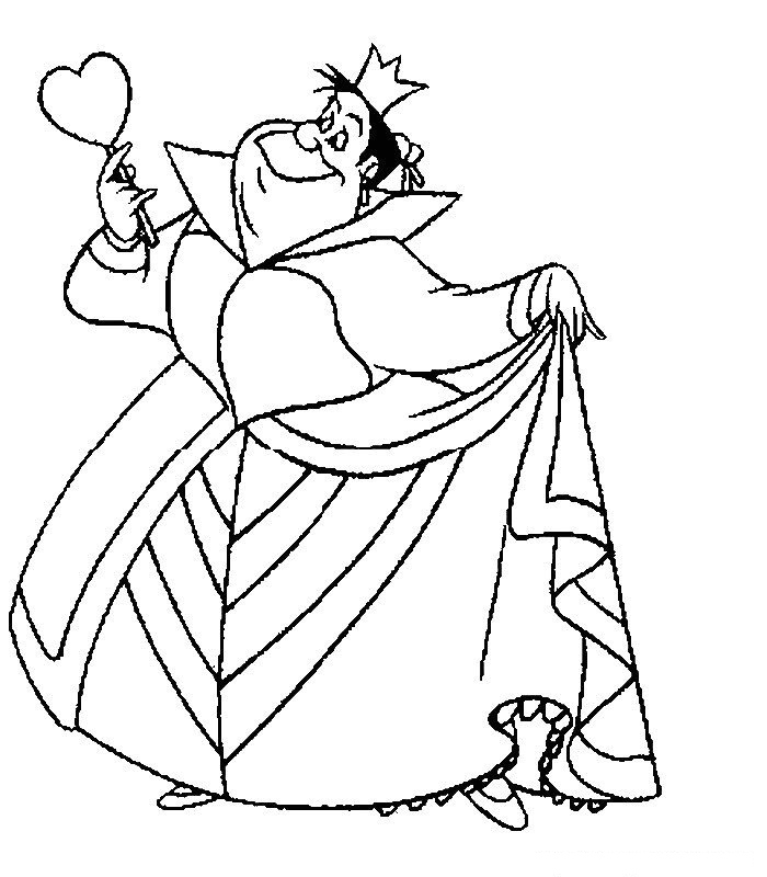 Coloring page: Alice in Wonderland (Animation Movies) #127886 - Free Printable Coloring Pages