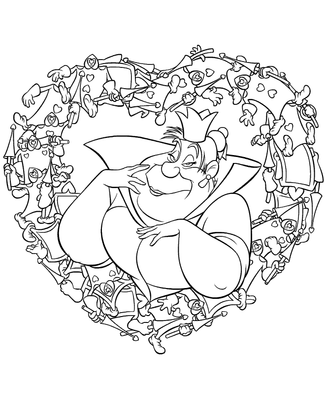 Coloring page: Alice in Wonderland (Animation Movies) #127899 - Free Printable Coloring Pages