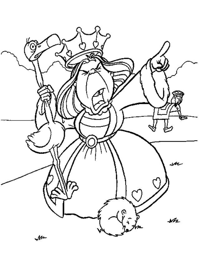 Coloring page: Alice in Wonderland (Animation Movies) #127900 - Free Printable Coloring Pages