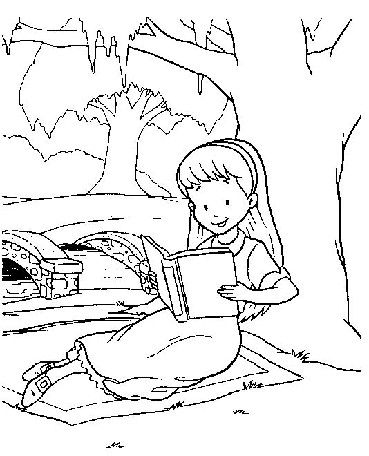 Coloring page: Alice in Wonderland (Animation Movies) #127910 - Free Printable Coloring Pages