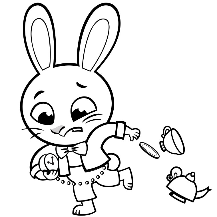 Coloring page: Alice in Wonderland (Animation Movies) #127927 - Free Printable Coloring Pages