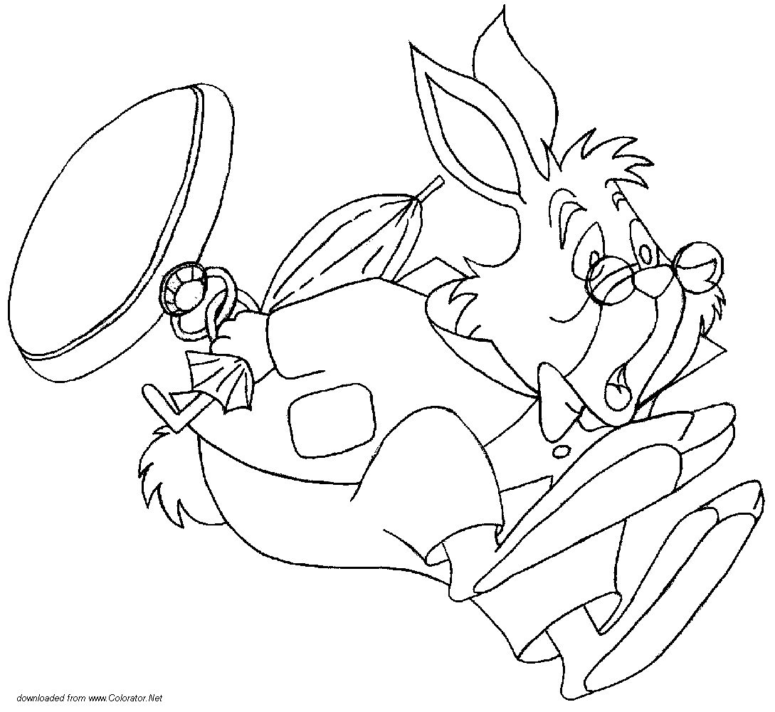 Coloring page: Alice in Wonderland (Animation Movies) #127949 - Free Printable Coloring Pages