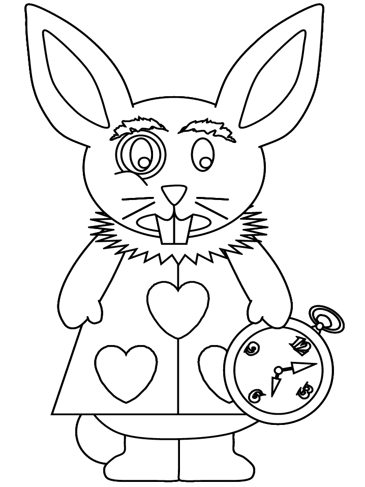 Coloring page: Alice in Wonderland (Animation Movies) #128014 - Free Printable Coloring Pages