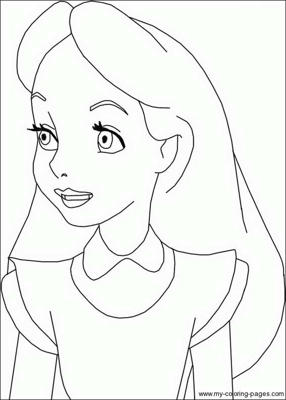 Coloring page: Alice in Wonderland (Animation Movies) #128028 - Free Printable Coloring Pages