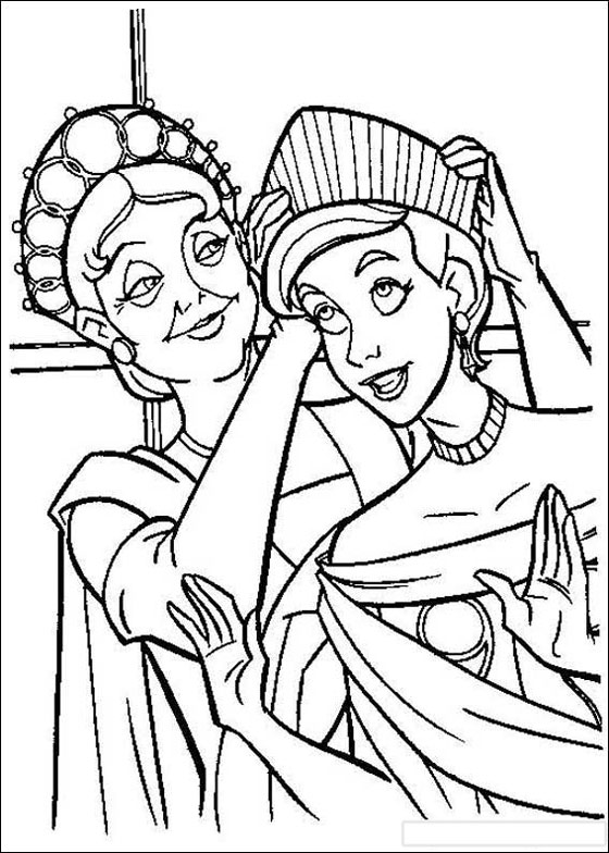 Coloring page: Anastasia (Animation Movies) #32767 - Free Printable Coloring Pages