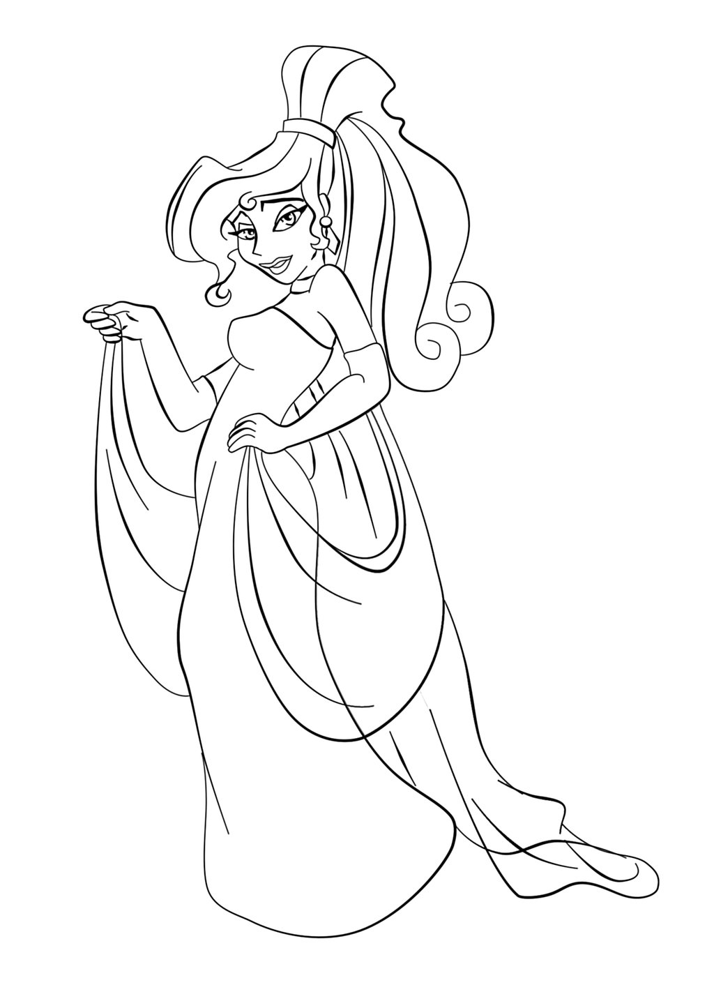 Coloring page: Anastasia (Animation Movies) #32779 - Free Printable Coloring Pages
